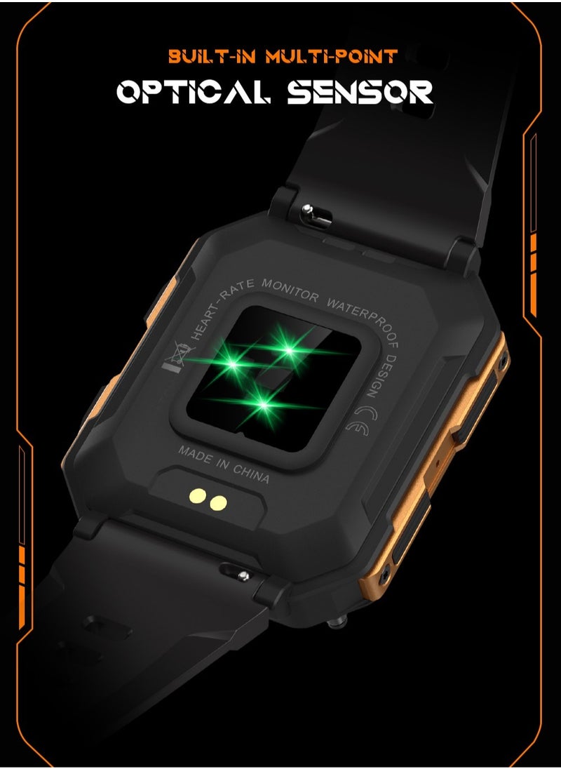 RollsTimi  - Smart Watch for Men Military Sports Smartwatch with Bluetooth Call IP68 1.83 inch Fitness Tracker - Image 1