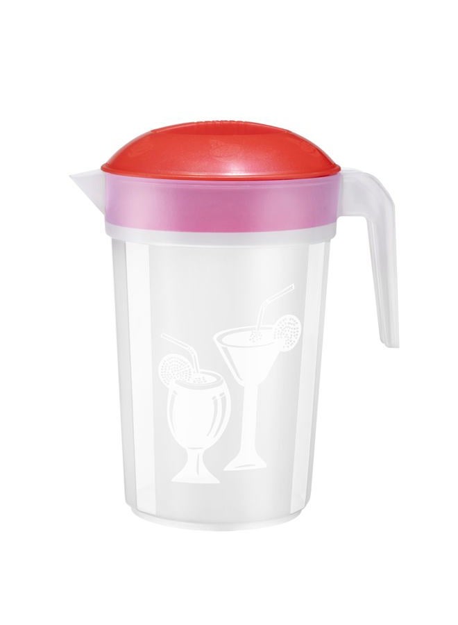 Tribello LARGE 1.3 Gallon Water Pitcher, Plastic Juice Pitcher With Lid - Dishwasher Safe, BPA Free, Colors May Vary (1.3 Gallon) - Image 1