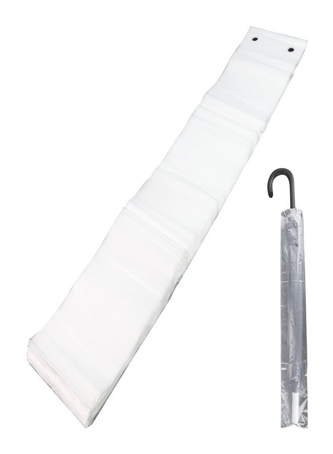Oedema 100Pcs 28" Umbrella Bags Disposable Clear Umbrella Sleeves Plastic Umbrella Bag Refills for Umbrella Stand, Replacement, Entrance of Hotel, Office Building - Image 1