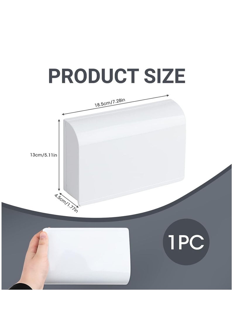 KASTWAVE Socket Cover Box, Childproof Electrical Outlet Protector, Waterproof Plug & Light Switch Guard, Baby Proofing Safety for Home Security, 86-Type Double-Position Socket Cover, White - Image 2