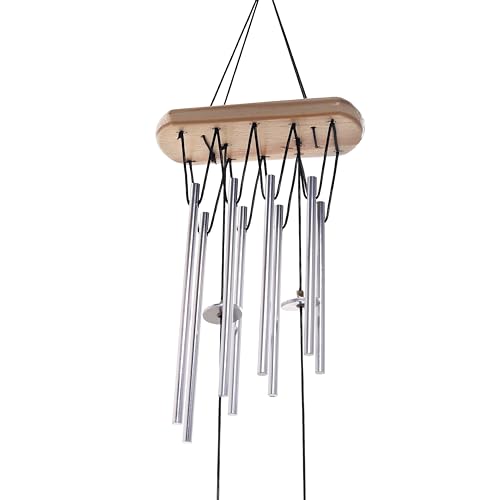 sculpmart Wind Chimes for Home Positive Energy - Hanging Bells for Home Decoration and Balcony Decor with Melody Sound (8-Pipe) - Image 4