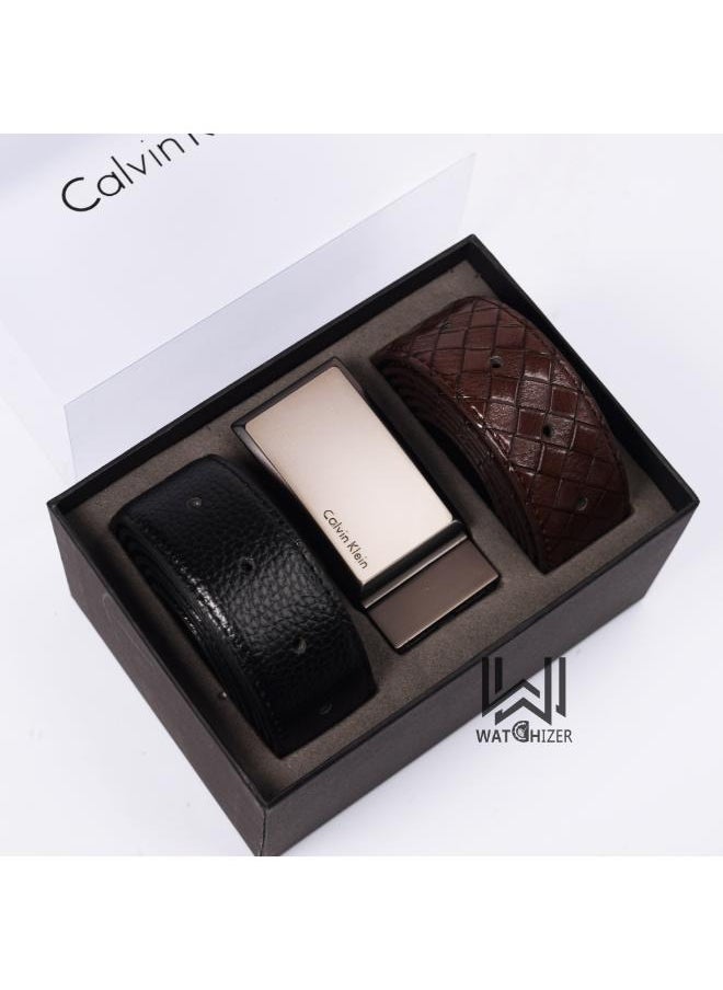 CALVIN KLEIN JEANS PLUS Calvin Klein leather Belt for Men  - Image 1