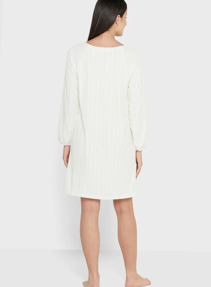 ELLA Neck Tie Detail Nightdress