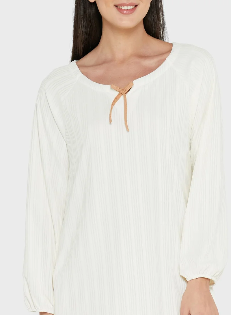 ELLA Neck Tie Detail Nightdress