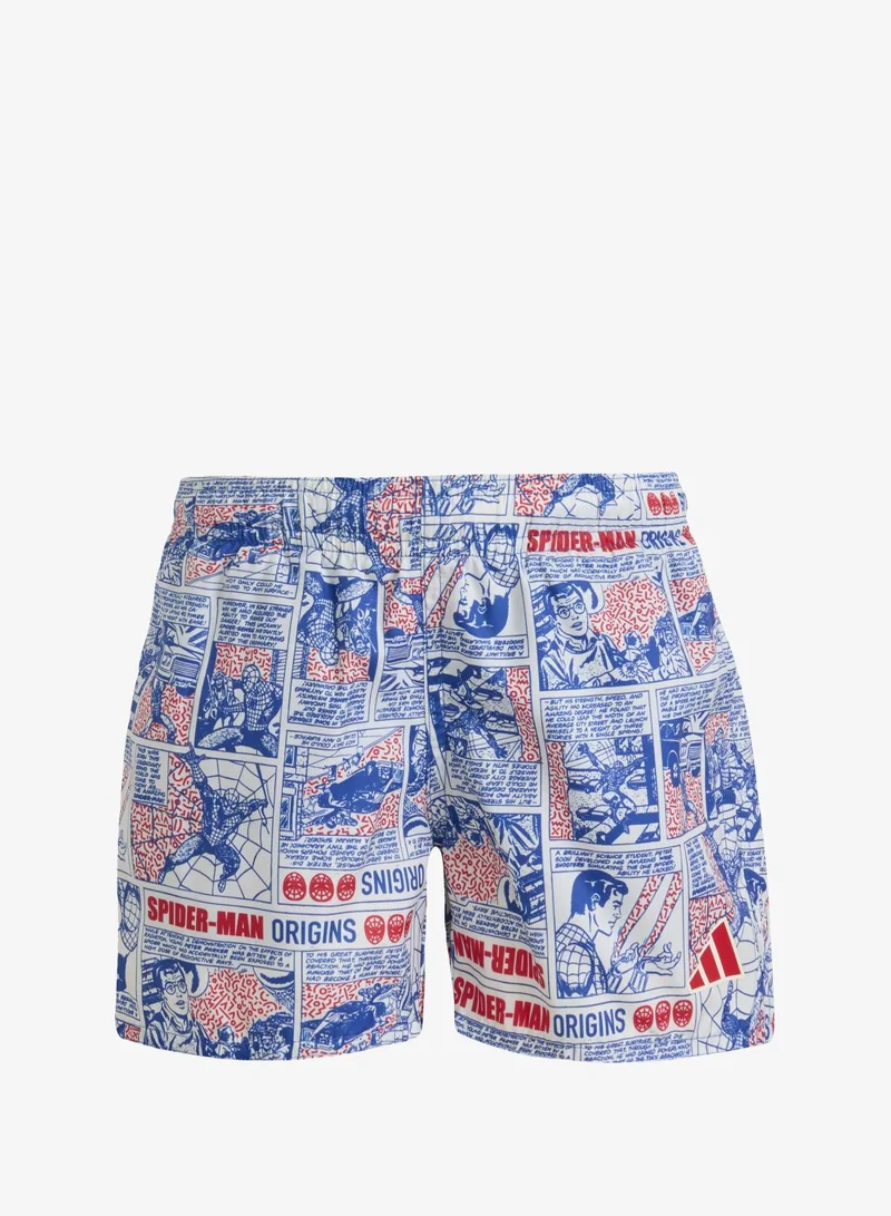 اديداس شورت للسباحة من أديداس برسمة سبايدرمان من مارفل