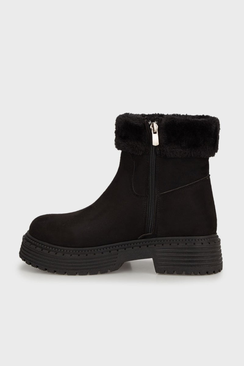 pierre cardin Thick-Soled Faux Fur Boots Women's Boots Pc52415  - Image 2