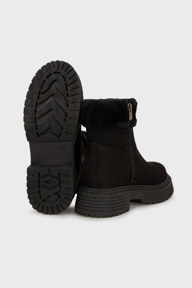 pierre cardin Thick-Soled Faux Fur Boots Women's Boots Pc52415  - Image 4