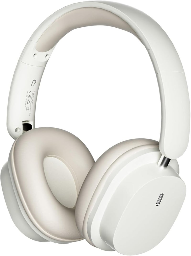 TokFaa Bluetooth Headphones Over Ear HiFi Stereo Foldable Wireless Headphones with Microphone Noise Canceling Wireless Headphones for Home Office Travel（White） - Image 1