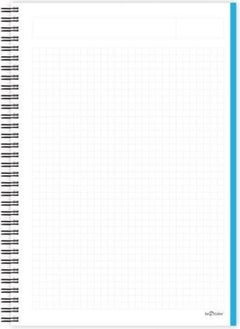 Le Color 4-Piece School Notebook Set A4 2 Helmets 2 Busy Squares 200 Pages  - Image 4