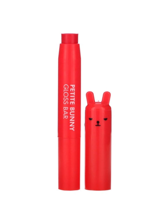 TonyMoly, Petite Bunny Gloss Bar, 04 Juicy Cherry, 1 Lip Bar - Image 1