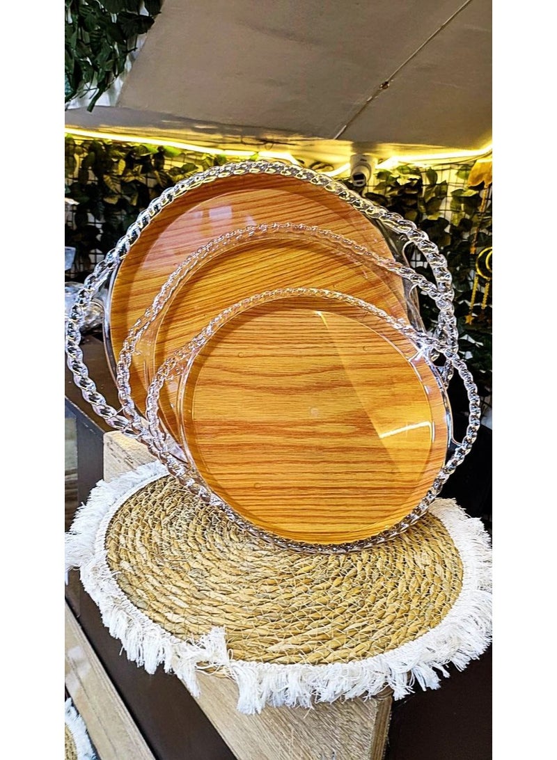 طقم صواني تقديم اكليرك - Image 1