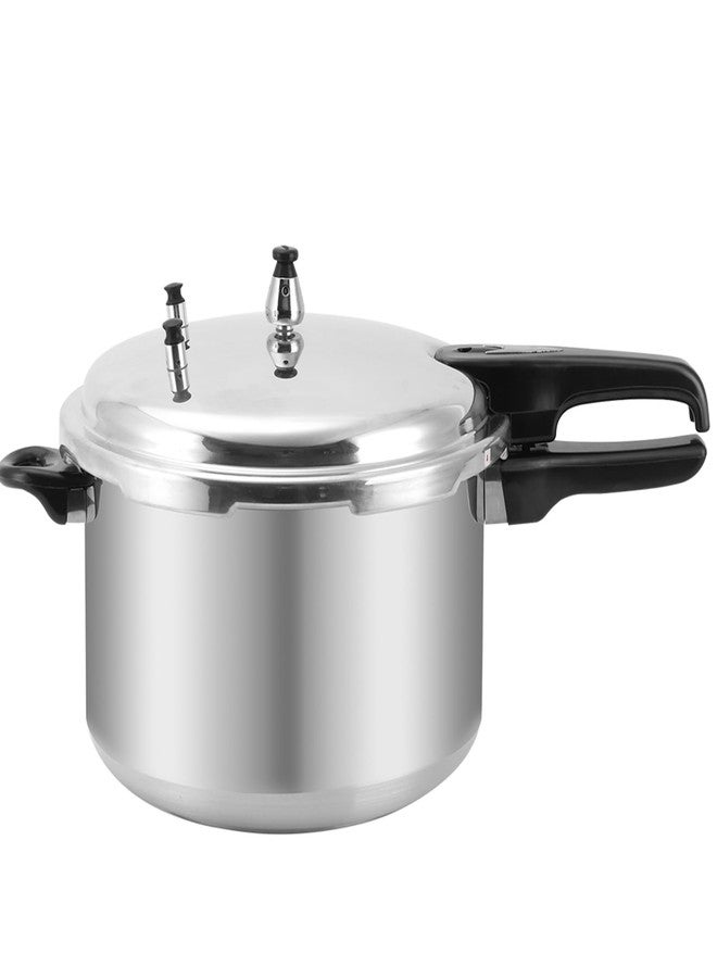BreeRainz 12 Quart Aluminum Pressure Cooker with Steaming Rack - Image 1
