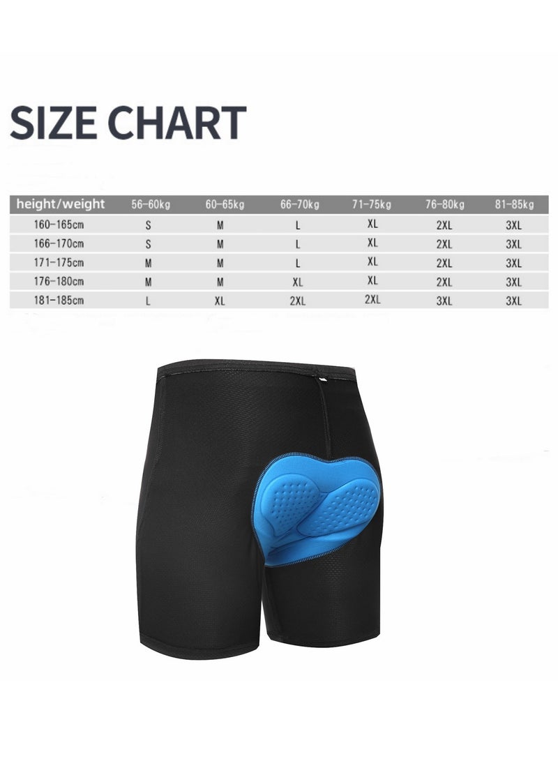 NOVOLAN Cycling Shorts Cycling Clothing Cycling Underwear Breathable Silicone Cushion, Extended Comfortable Shock Absorption, Quick-Drying, Free Movement, Mesh Fabric, Comfortable Cutting - Image 4