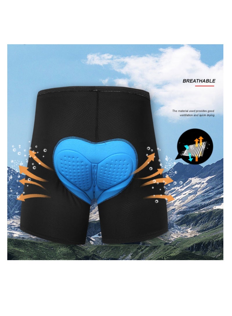 NOVOLAN Cycling Shorts Cycling Clothing Cycling Underwear Breathable Silicone Cushion, Extended Comfortable Shock Absorption, Quick-Drying, Free Movement, Mesh Fabric, Comfortable Cutting - Image 2