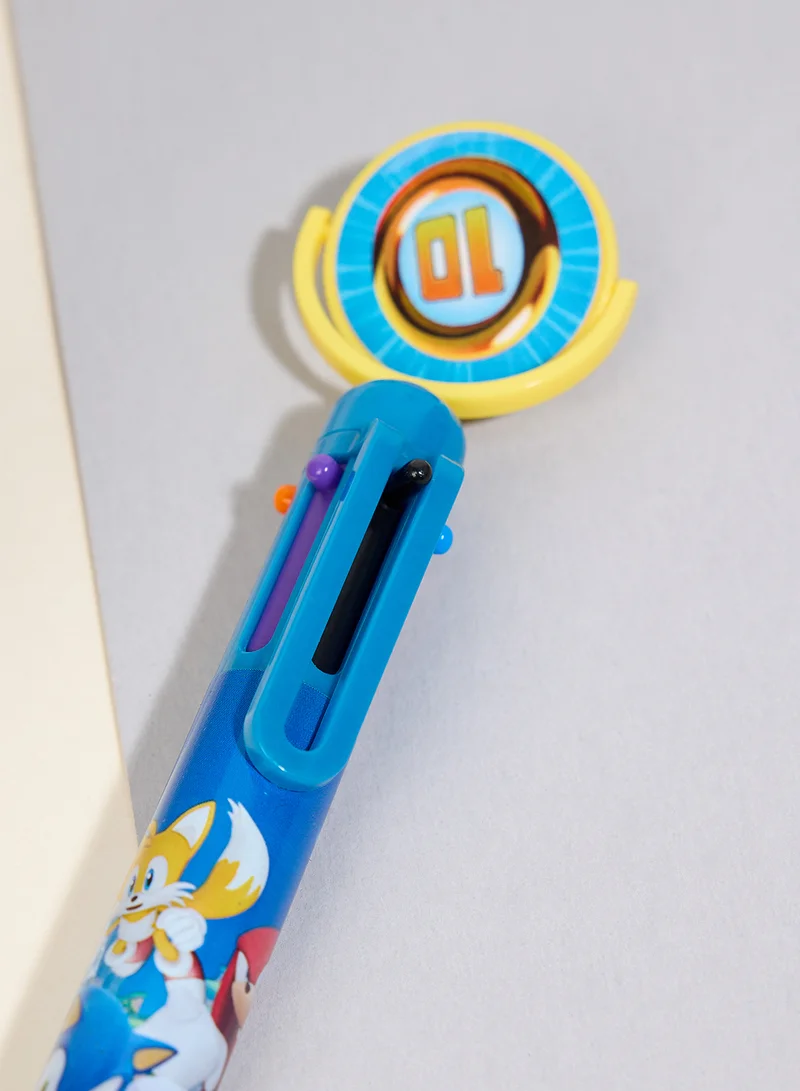 بيراميد Blue Multi-Colour Pen Spinning Topper