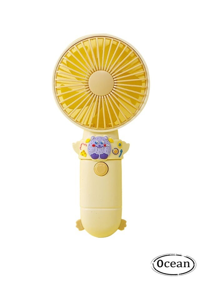 Ocean - Portable USB Mini Rechargeable Quiet Handheld Fan - Image 1