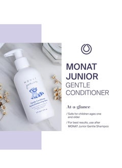 monat MONAT Junior Gentle Conditioner - A safe and gentle Anti Frizz Hair Conditioner for children that rinses out quickly. All Natural Tear-free, Sulfate & Paraben-free - Net Wt. 177 ml e / 6 fl. Oz.  - Image 2