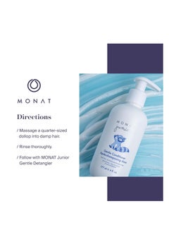 monat MONAT Junior Gentle Conditioner - A safe and gentle Anti Frizz Hair Conditioner for children that rinses out quickly. All Natural Tear-free, Sulfate & Paraben-free - Net Wt. 177 ml e / 6 fl. Oz.  - Image 4
