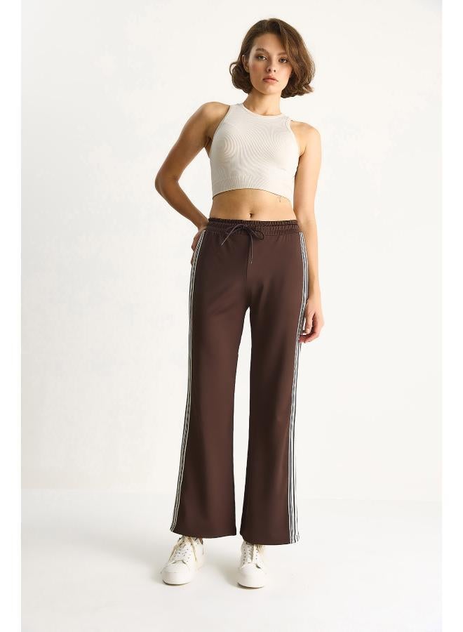 Ginger Side Stripe Detail Track Pants - Image 1