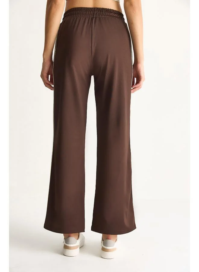 Ginger Side Stripe Detail Track Pants