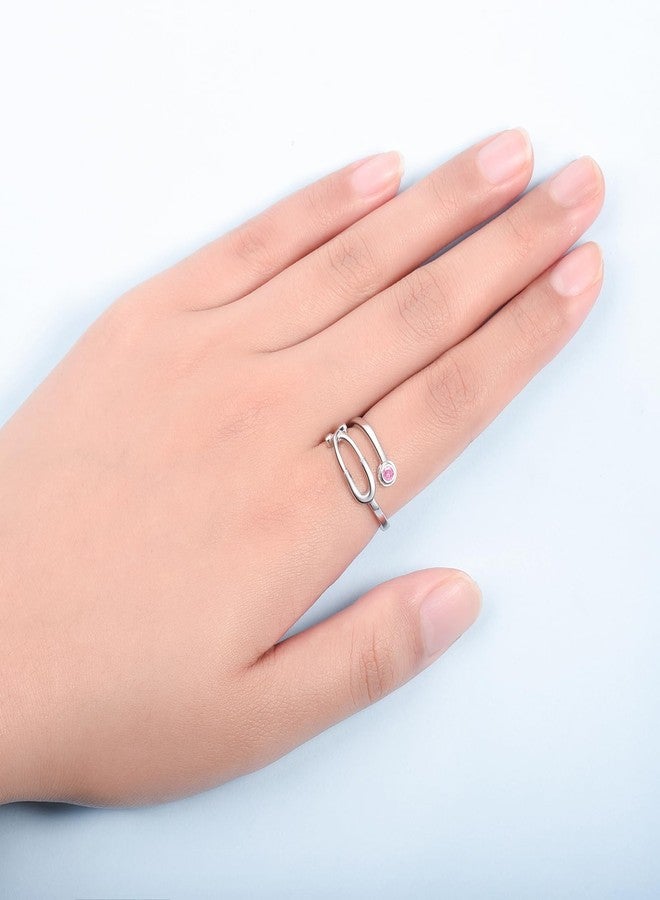 YLT Silver Stethoscope Heartbeat Ring - Nurse Necklace for Women Graduation Student Doctor Friend Mother - Forever Love Jewelry - Image 5