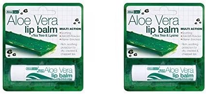 Aloe Vera Aloe Vera Lip Balm 4 grams Pack of 2