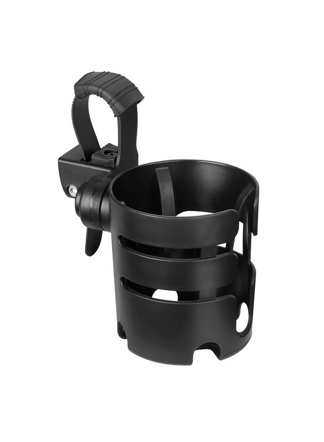 accmor Stroller Cup Holder With Adjustable Strap, 360 Degree Rotatable Universal Cup Holder For Uppababy, Nuna, Doona Stroller, Cup Holder For Stroller, Wheelchair, Walker, Rollator - Image 1