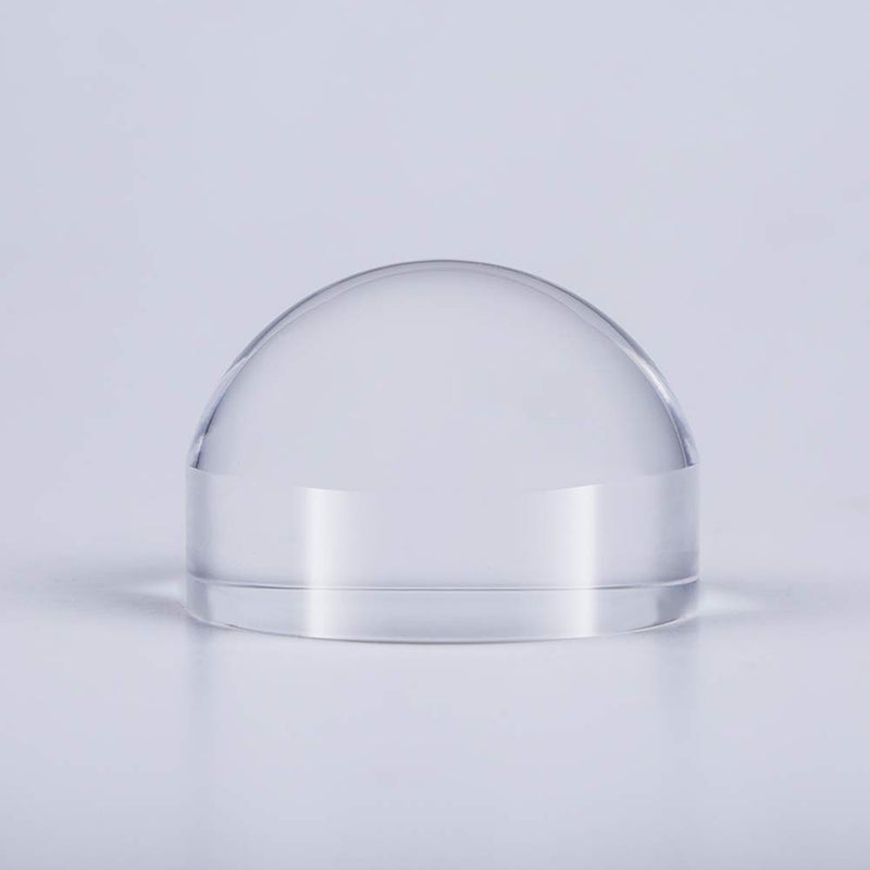 BIJIA 2.5" 65mm Optical Acrylic Portable Paperweight Magnifier Extremely Clear Reading Aid Magnifying Glass Dome Easy to Glide for Reading Books,Map,Newpapers. - Image 3