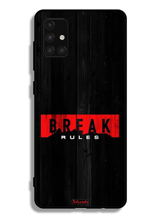 Tolwak Samsung Galaxy A71 4G Protective Case Cover Break Rules - Image 1