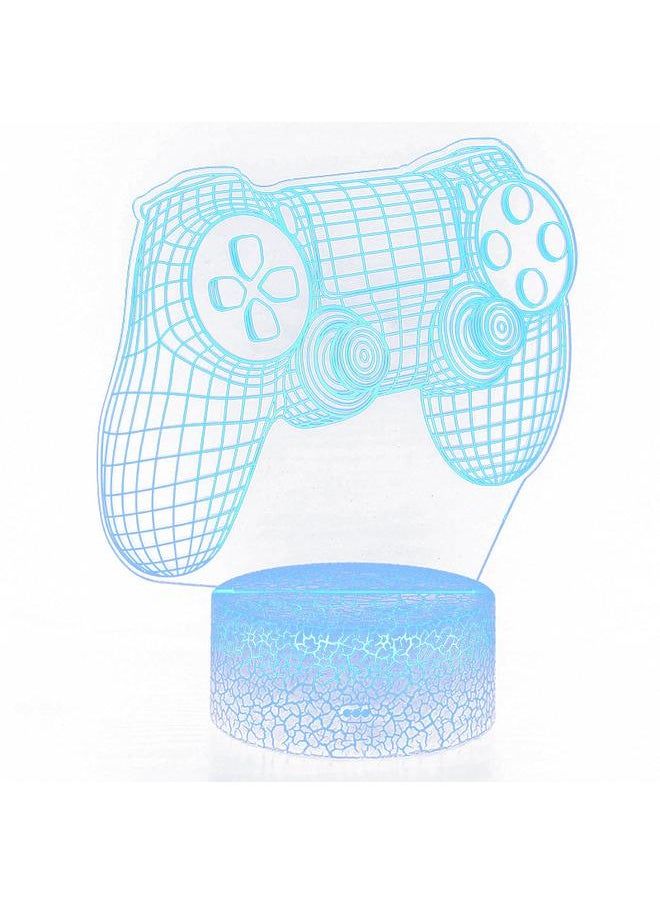 Hot Sale Beauty Game Handle Series 3D Night Light Led Remote Control Colorful Touch Creative Table Lamp