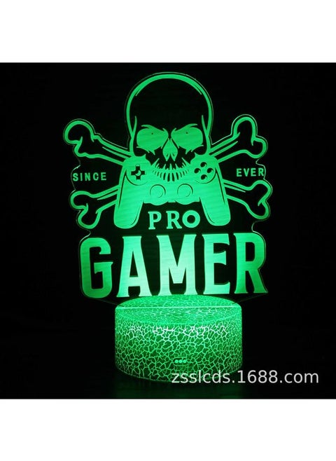 Hot Sale Beauty Game Handle Series 3D Night Light Led Remote Control Colorful Touch Creative Table Lamp