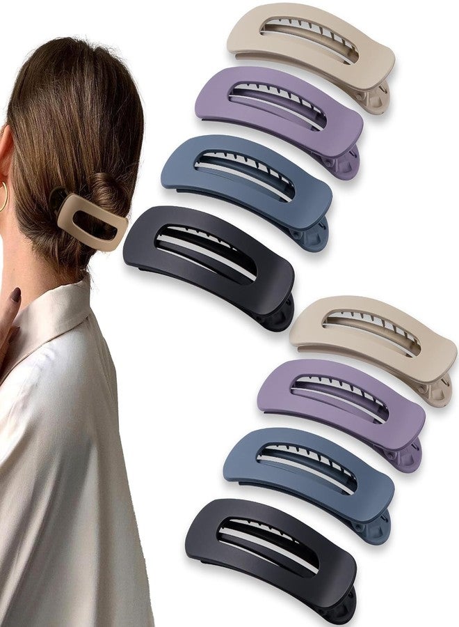 VORSET 3 Pcs Large Hair Claw Clip for Women & Girls | Strong Hold Non Slip Hair Clutcher for Thick Hair | Matte Korean Style Big Size Hair Accessories - Image 1
