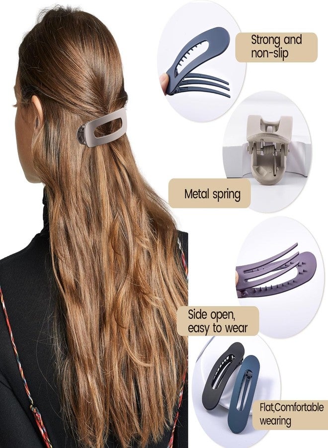 VORSET 3 Pcs Large Hair Claw Clip for Women & Girls | Strong Hold Non Slip Hair Clutcher for Thick Hair | Matte Korean Style Big Size Hair Accessories - Image 4
