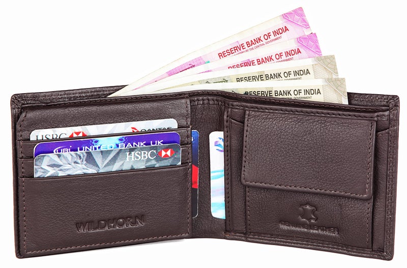WildHorn Gift Hamper for Men I RFID Protected Leather Wallet & Belt Combo Gift Set I Gift for Friend, Boyfriend,Husband,Father, Son Etc, Brown - Image 4