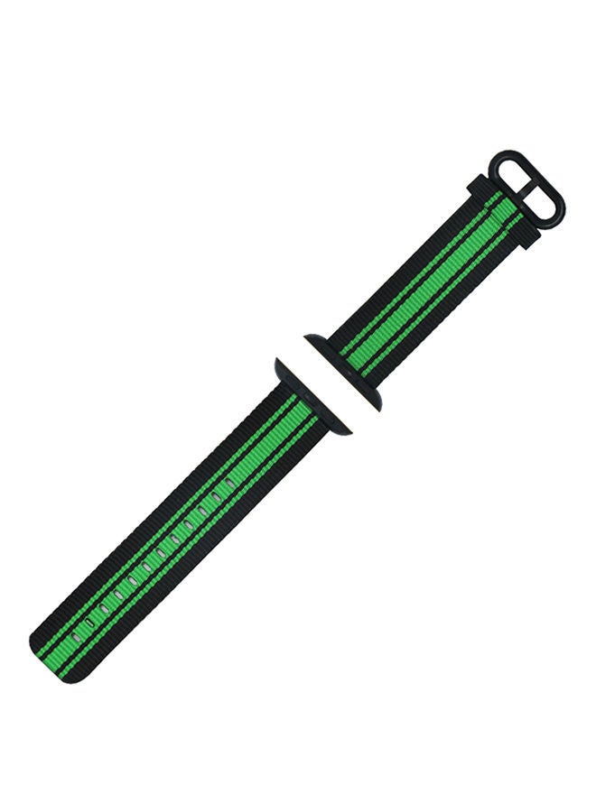 NIBEMINENT Replacement Band For Apple Watch Series 1/2/3 38mm Green/Black - Image 5