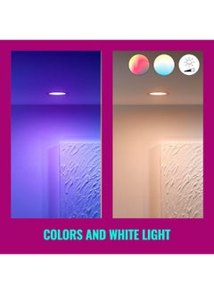 Wiz WiZ Connected Color High Lumen 6" Retrofit Downlight, 2700K - 6500K + RGB, 16 Million Colors, Smart Control with WiZ App, Compatible with Alexa, Google Assistant, and Siri Shortcuts, No Hub Required  - Image 3