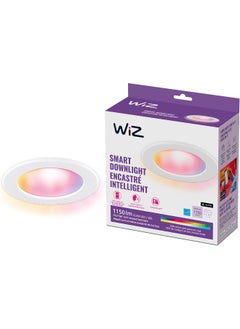 Wiz WiZ Connected Color High Lumen 6" Retrofit Downlight, 2700K - 6500K + RGB, 16 Million Colors, Smart Control with WiZ App, Compatible with Alexa, Google Assistant, and Siri Shortcuts, No Hub Required  - Image 1