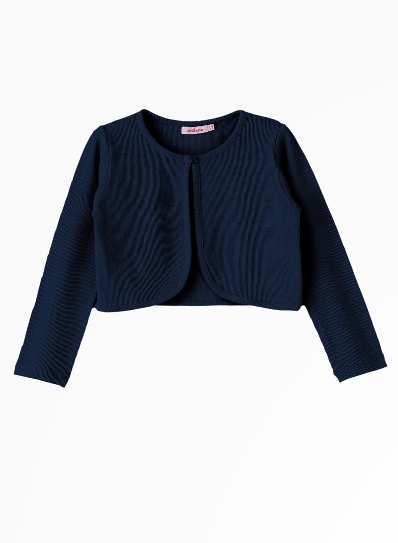 Jelliene Girls' Cotton Knit Shrug | Layering Love for All Seasons  - Image 1