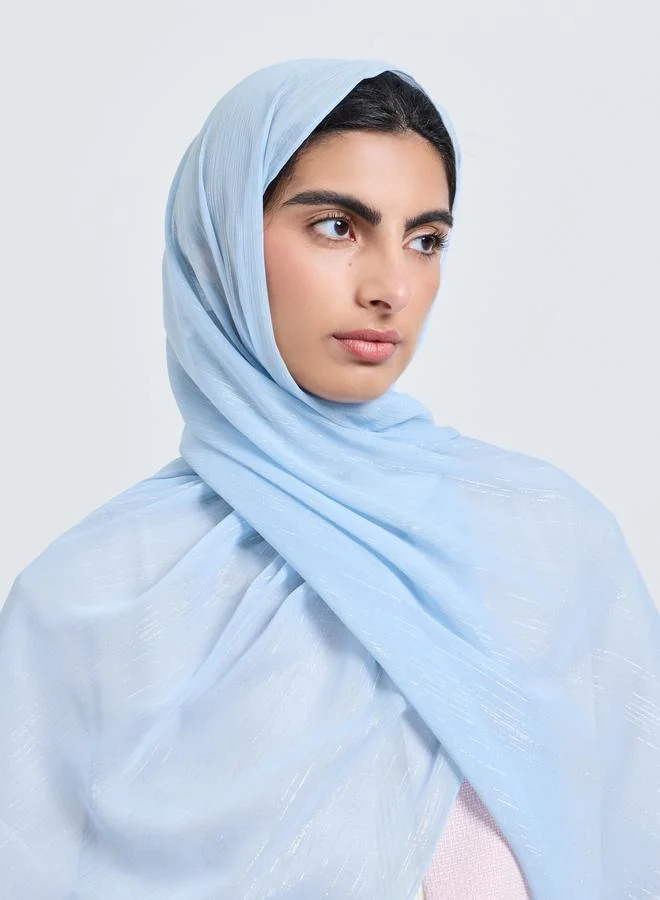 أميرة حجاب كيركل سادة 70×175 سم - أزرق فاتح