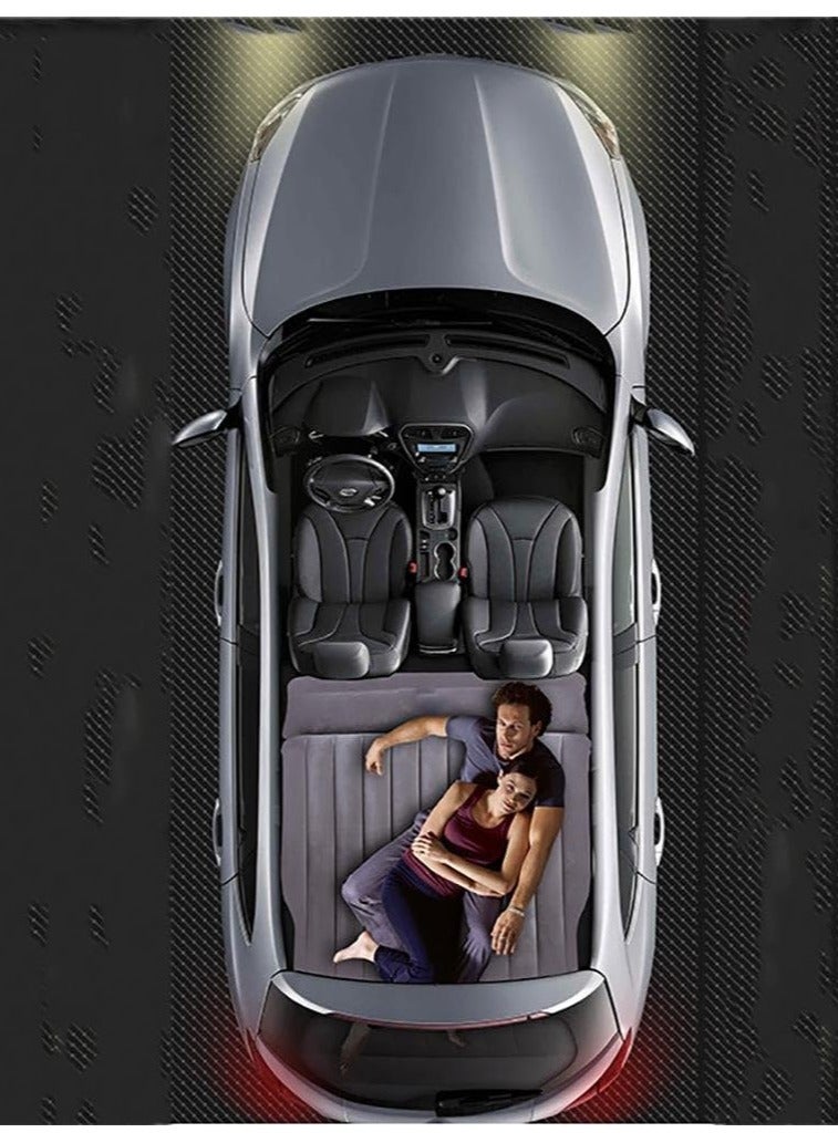 TIGER Car Travel Inflatable Mattress Air Camping Universal Suv Back Seat Extended Sofa Bed Flocking 2. - Image 2