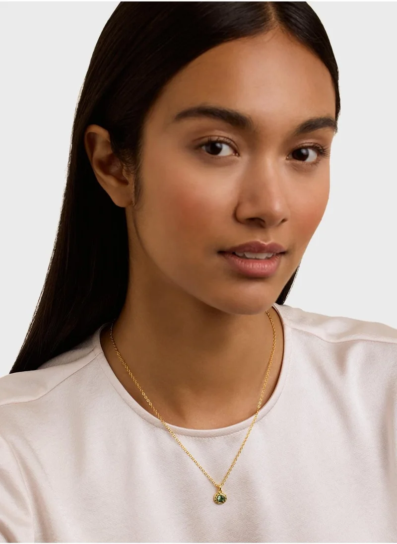 Ted Baker Chain Detail Drop  Long Necklace