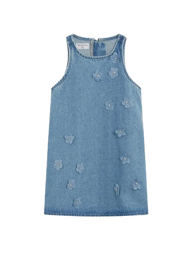 Babies & More Babies & More Toddler Girls Blue Dress