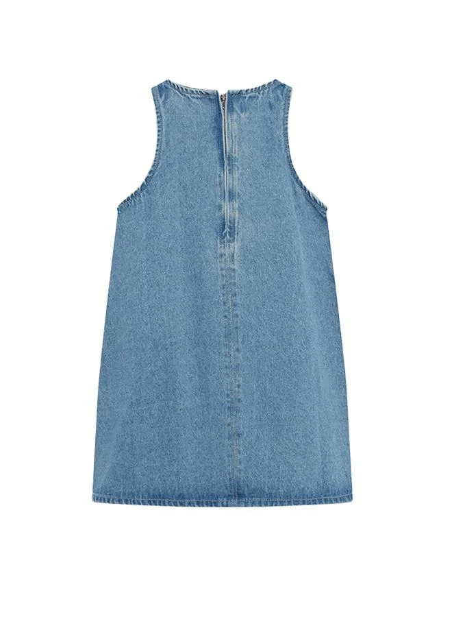 Babies & More Babies & More Toddler Girls Blue Dress