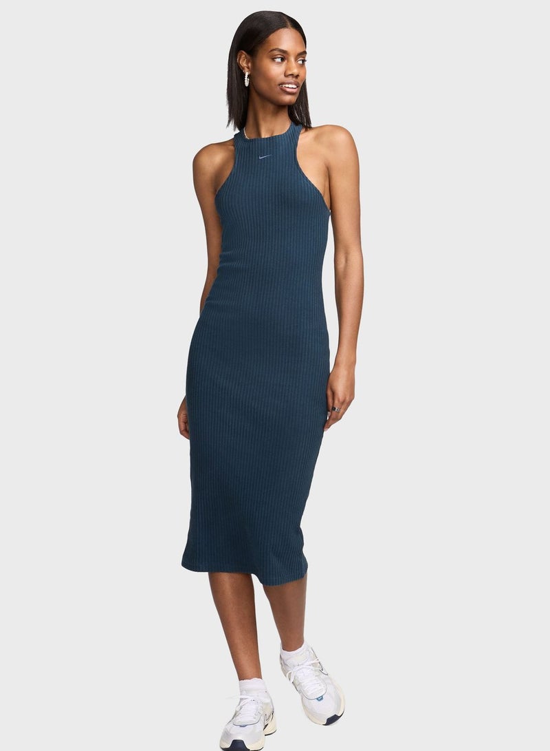 Nike Ribbed Tank Midi Dress - Image 1
