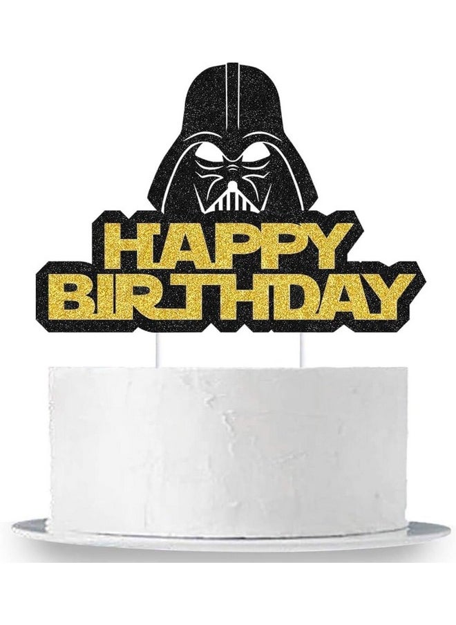 Confetti - Confetti! Alien War Darth Vader Happy Birthday Cake Topper Alien Star War Cake Decorations - Image 1