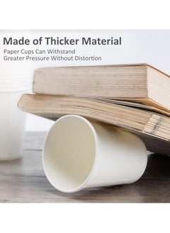 QUALITY Paper Cups 50 Pieces, 8 Oz Coffee Paper Cups, Disposable Water Paper Cups, Tea Cups  - Image 2