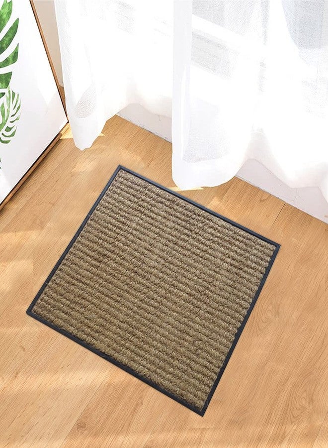 Atmah Natural Coir Cat Scratcher Mat Scratch Pad with Rubber Backing for Cat Grinding Claws Horizontal Cat Floor Scratching Pad Rug - Image 3