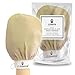 Elbahya Exfoliating Mitt Body Kessa Hammam - Body Tool Remover of Dead & Dry Skin or Keratosis Pilaris, Made of 100% Viscose Fiber (Red Pack of 1) - Image 2