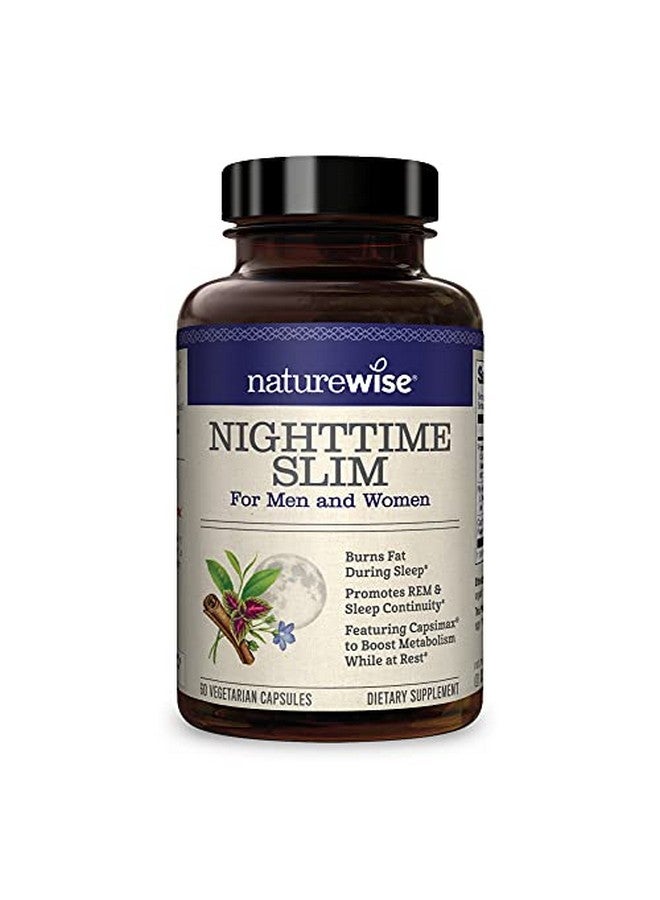 NatureWise Nighttime Slim With Capsimax Natural Thermogenic Green Coffee Bean & Forskolin Supports Restful Sleep Metabolic Activity [(1 Month Supply 60 Count) - Image 1