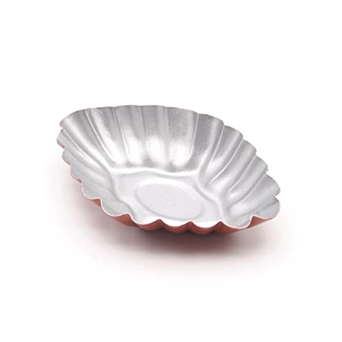 TASKHOUSE Mini Tart Egg Moulds Carbon Steel Cake Muffin Pan Biscuit Lining Baking Mold (Diamond, 6 Piece) - Image 3